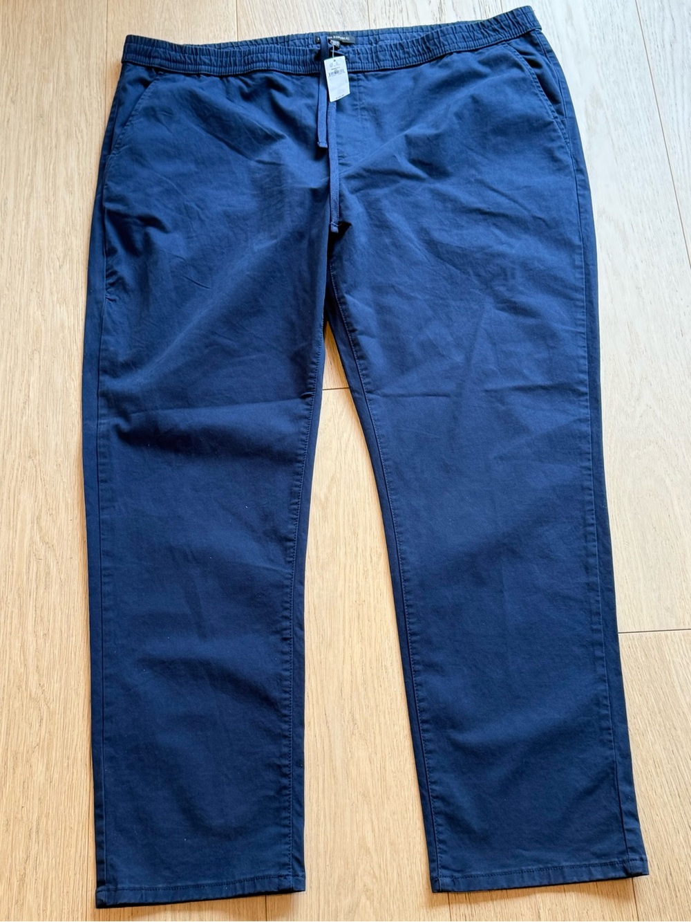 Banana Republic Men's Navy Drawstring Chinos